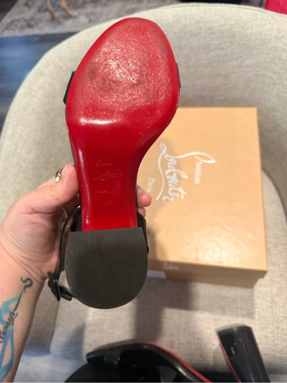 Christian Louboutin iconic sandal